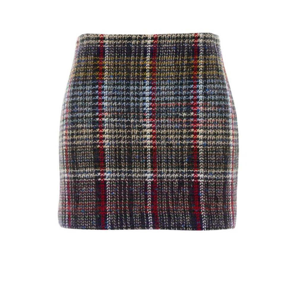 Missoni Women Embroidered Wool Mini Skirt